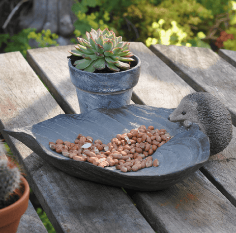 Woodlodge Bird Baths Woodlodge Hedgehog Leaf Bird Bath