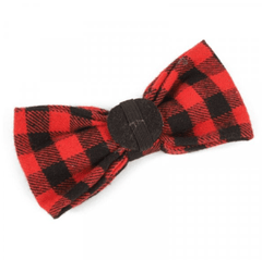 Zoon Dog Apparel Zoon Beau Tie Red Check 2 Pack