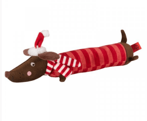 Zoon Dog Toys Zoon Festive Frankie Sausage Dog PlayPal Dog Toy