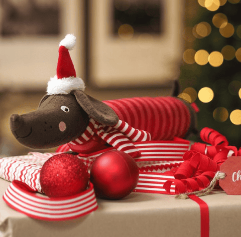 Zoon Dog Toys Zoon Festive Frankie Sausage PlayPal Dog Toy Large