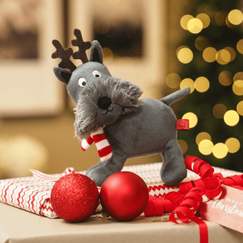 Zoon Dog Toys Zoon Festive Hamish PlayPal Dog Toy