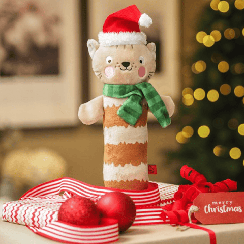 Zoon Dog Toys Zoon Festive Plush Sausage Squeaker Dog Toy