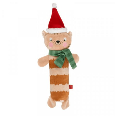 Zoon Dog Toys Zoon Festive Plush Sausage Squeaker Dog Toy