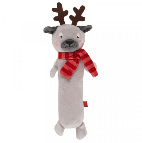 Zoon Dog Toys Zoon Festive Plush Sausage Squeaker Dog Toy