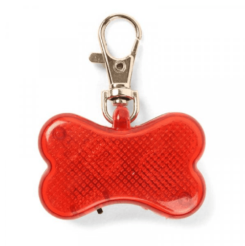 Trowell Garden Centre Dog Apparel Zoon Flash & Go LED Vis-Tag Dog Tag Bone Design