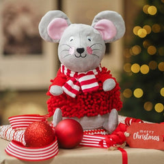 Zoon Dog Toys Zoon Noodly Christmouse Dog Toy