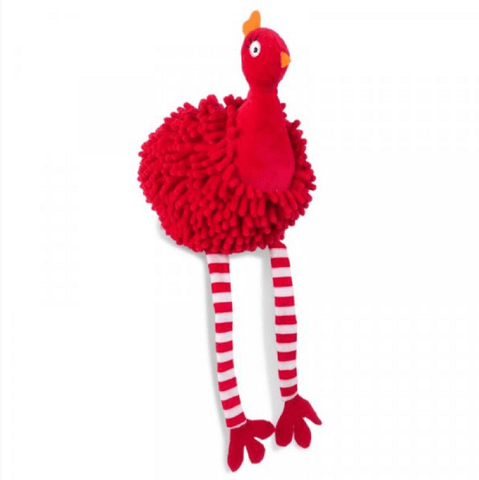 Zoon Dog Toys Zoon Noodly Partridge Dog Toy Red Large