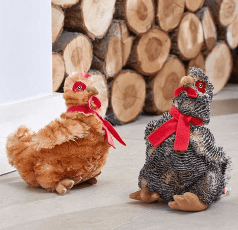 Zoon Dog Toys Zoon Poochie Poultry Dog Toy Rust