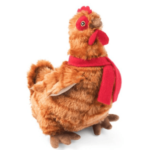 Zoon Dog Toys Zoon Poochie Poultry Dog Toy Rust