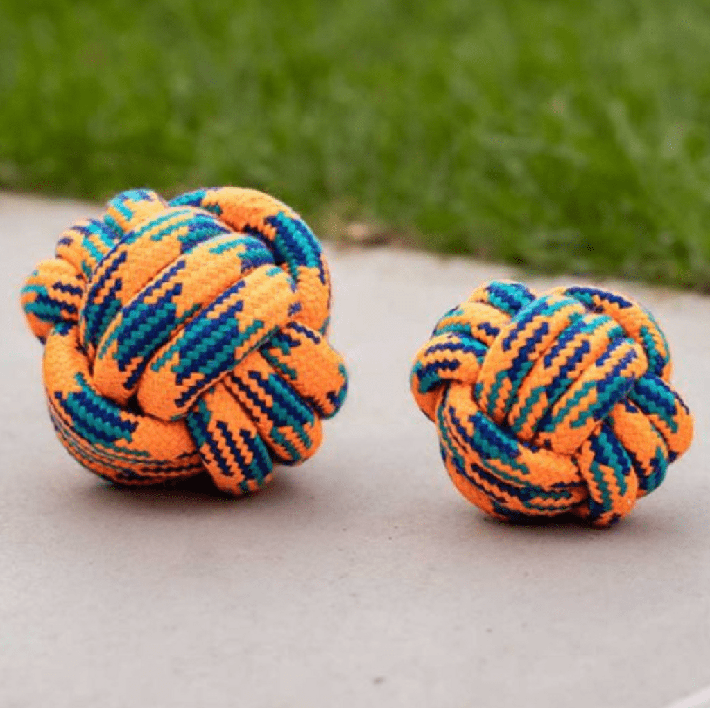 Zoon Dog Toys Zoon Rope Ball Dog Toy