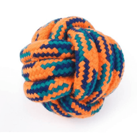 Zoon Dog Toys Zoon Rope Ball Dog Toy Large