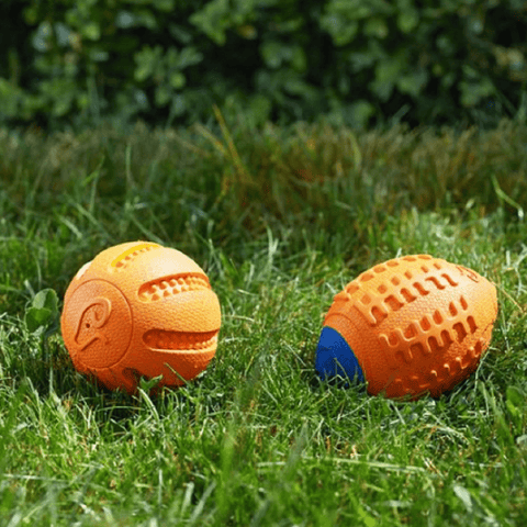 Zoon Dog Toys Zoon Rubber Squeak Ball Dog Toy