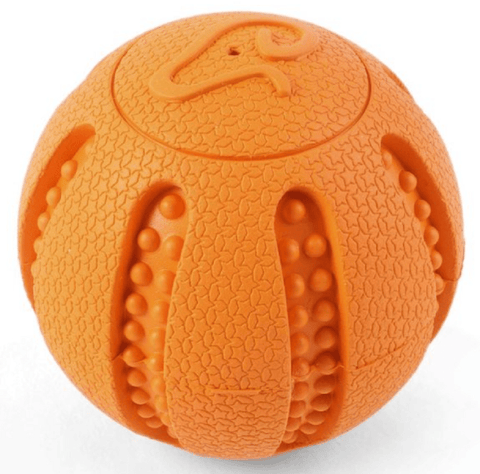 Zoon Dog Toys Zoon Rubber Squeak Ball Dog Toy
