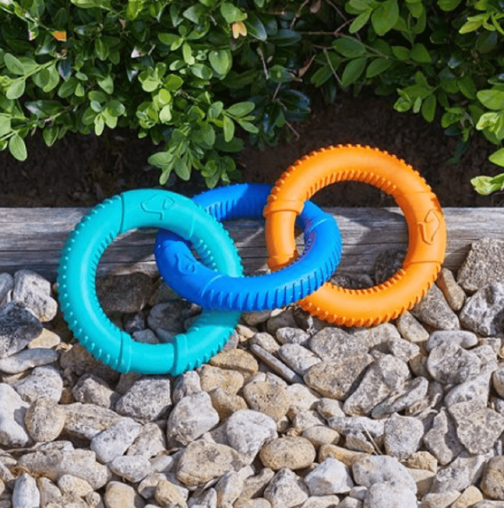 Zoon Dog Toys Zoon Rubber Tri-Links Dog Toy